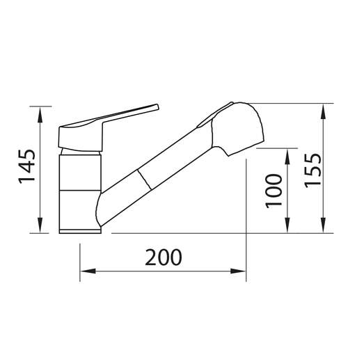 Master Xtreme Keukenkraan Chroom 