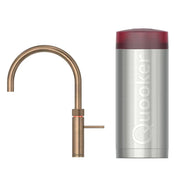 Quooker 22+FRPTN – Fusion Round Messing Patina met COMBI+