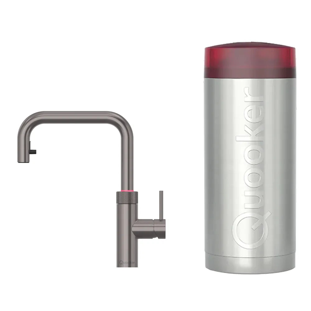 Quooker 22+XSGME – Flex Square Gunmetal met COMBI+