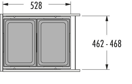 Hailo afvalemmer 741210
