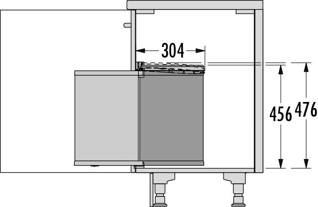 Hailo afvalemmer 742206