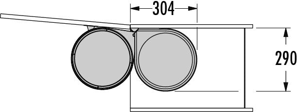 Hailo afvalemmer 742206