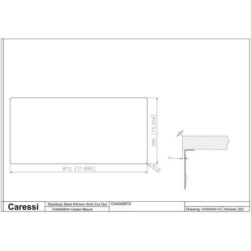 Caressi dubbele spoelbak - 708069