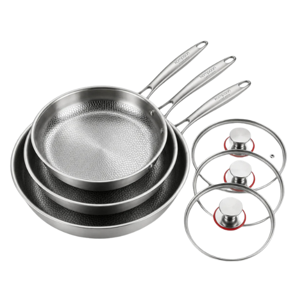 Complete titanium pannenset