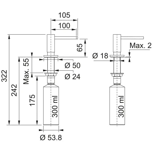 Franke Zeepdispenser – 1120633079