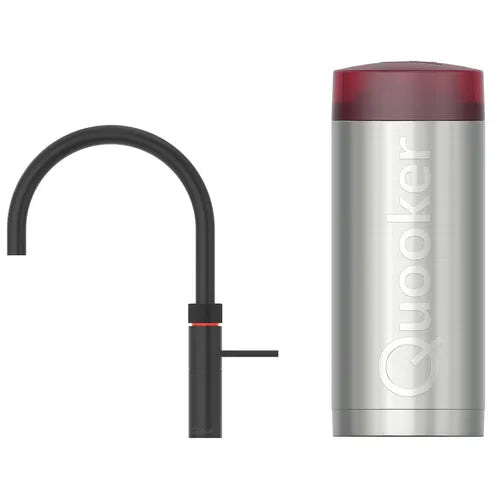 Quooker 22+FRBLK – Fusion Round Zwart met COMBI+