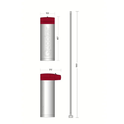 Quooker 3FRONTBLK – Front Zwart met PRO3
