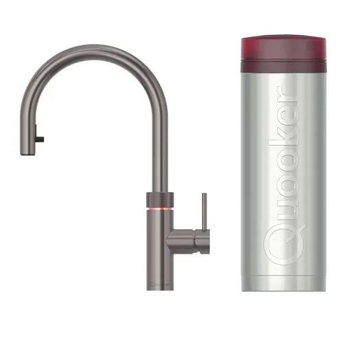 Quooker 3XGMECUBE – Flex Gunmetal met PRO3 & Cube