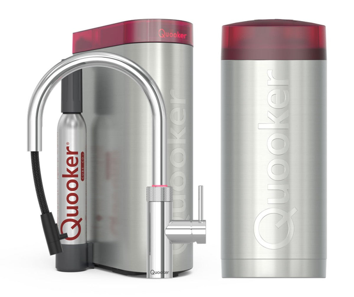 Quooker 22XCHRCUBE - Flex Round Chroom met COMBI & CUBE