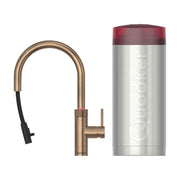 Quooker 22+XRPTN - Flex Round Messing Patina met COMBI+