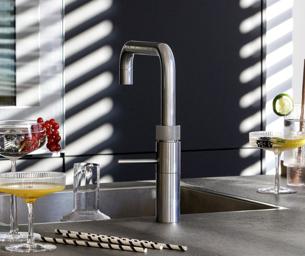 Quooker 22FSRVS – Fusion Square RVS met COMBI – Keuken Kompaan