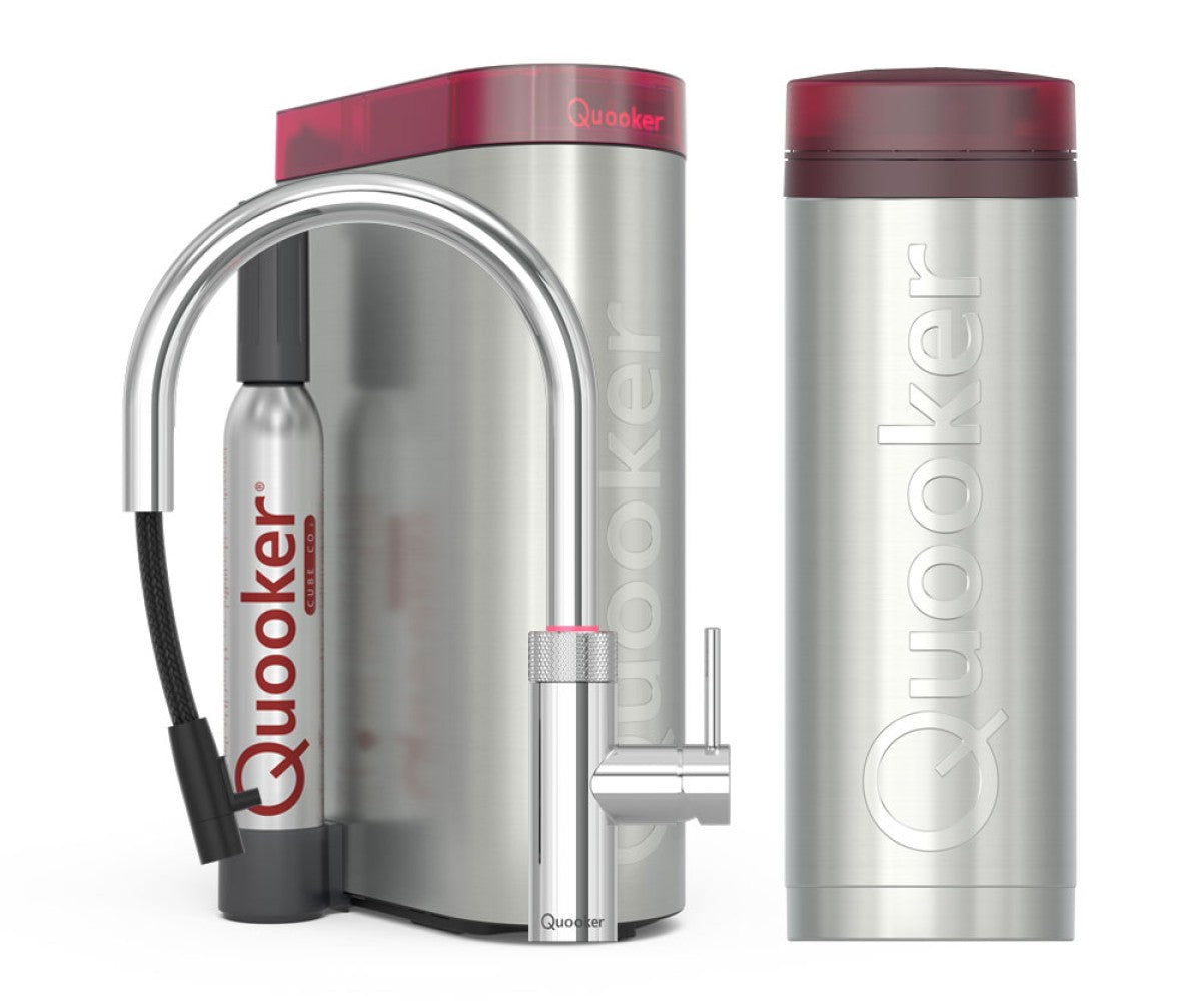 Quooker 3XCHRCUBE - Flex Round Chroom met PRO3 & CUBE
