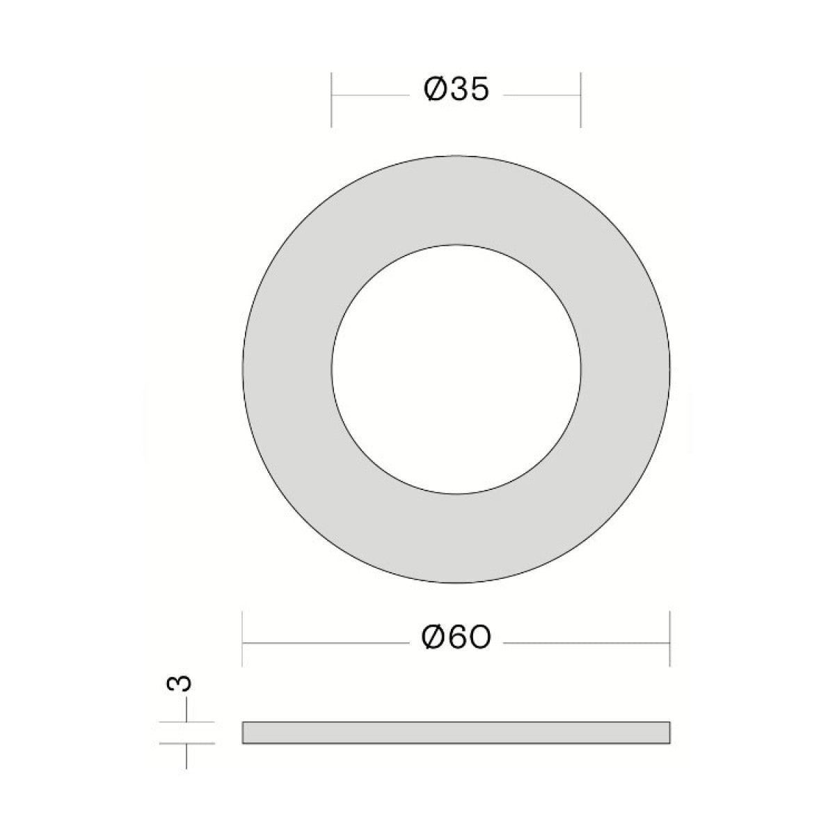 Quooker Rozet Flex – Zwart maat