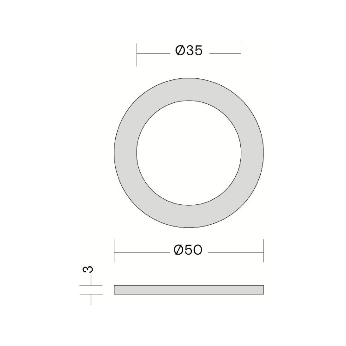 Quooker Rozet Fusion/Nordic – Chroom maat